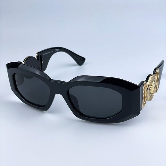 NEW Versace VE4425U MAXI MEDUSA BIGGIE GB1/87 Black Gray Unisex Sunglasses main image 10